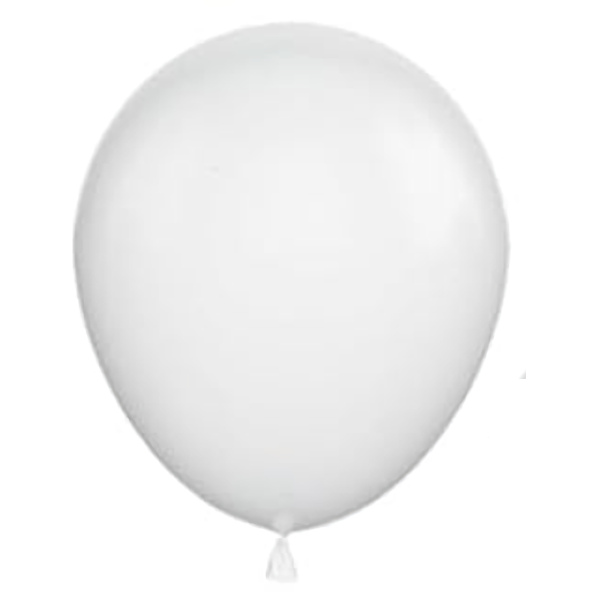 12 inch Balloons - White (Packet of 8)